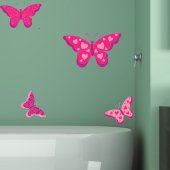 Kit Adesivo Murale bambini 4 farfalle
