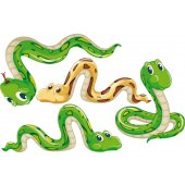 Kit Adesivo Murale bambini 4 serpenti