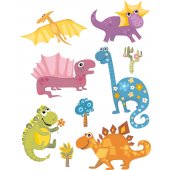 Kit Adesivo Murale bambini dinosauri